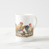 Chicken mug #7 ボーンチャイナマグカップ (正面右)