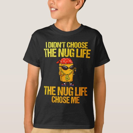 Chicken Nugget Art For Men Women Kids Chicken Nugg Tシャツ (正面)