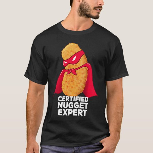 Chicken Nugget Certified Nugget Expert Halloween C Tシャツ (正面)