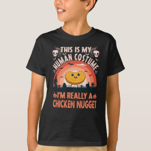 Chicken Nugget Halloween Human Costume Tシャツ