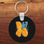 Chicken Nugget Lover 67 Meme Six Seven Fried Chick キーホルダー (正面)