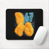 Chicken Nugget Lover 67 Meme Six Seven Fried Chick マウスパッド (マウス)