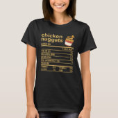 Chicken Nuggets Nutrition Facts Apparel  Thanksgiv Tシャツ (正面)