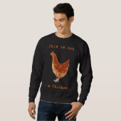 Chicken Orange is the new black スウェットシャツ (正面フル)