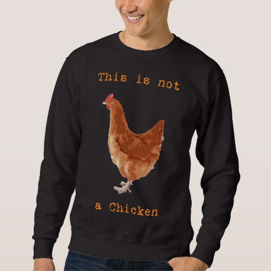Chicken Orange is the new black スウェットシャツ (正面)