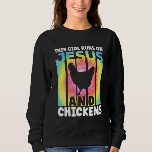 Chicken Outfit for Chicken Hen Lovers Apparel Wome スウェットシャツ (正面)