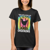 Chicken Outfit for Chicken Hen Lovers Apparel Wome Tシャツ (正面)