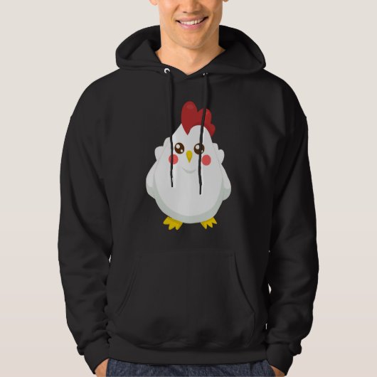 chicken pattern   パーカ (正面)