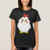 chicken pattern   tシャツ (正面)