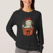 Chicken Pot Pi Day Pie Math Geek Tシャツ (正面)