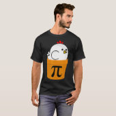 Chicken Pot Pi , Funny Math Day Gifts  Tシャツ (正面フル)