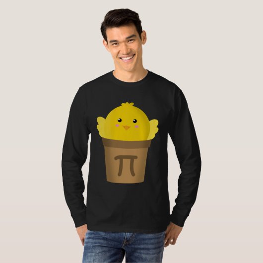 Chicken Pot Pi Math & Pi Day Pie Academic Tシャツ (正面フル)