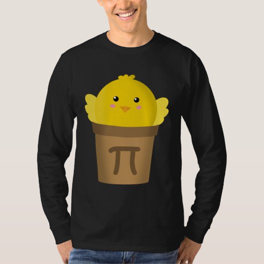 Chicken Pot Pi Math & Pi Day Pie Academic Tシャツ (正面)
