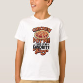  Chicken pot pie Three of my favorite things - Tシャツ (正面)