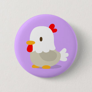 chicken : purple : pins 缶バッジ