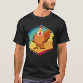 Chicken  Retro Style Tシャツ (正面)