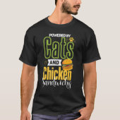 Chicken Sandwich     Cat   Chicken Burger Tシャツ (正面)