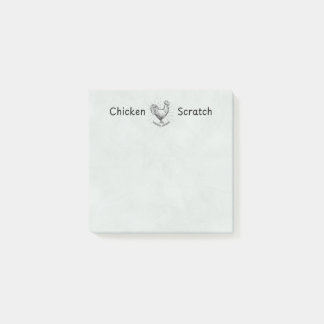 Chicken Scratch Post-It Notes | Chicken Lady ポストイット