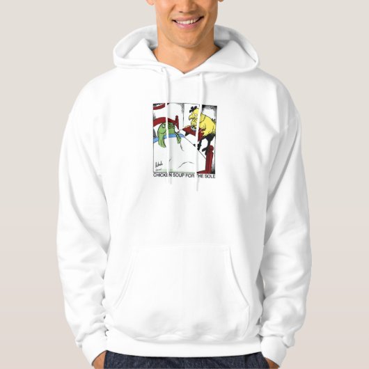 Chicken Soup 4 Sole 面白い魚/鶏ギフトTシャツ パーカ (正面)