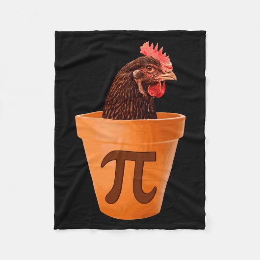 Chicken T And I Dont Care フリースブランケット (正面)