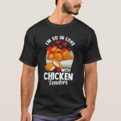 Chicken Tenders Valentine's Day Tシャツ (正面)