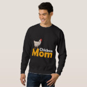 Chicken Themed Chicken Mom スウェットシャツ (正面フル)
