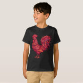 Chicken Valentines Day Heart For Farmers Cute Chic Tシャツ (正面フル)