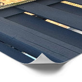 Chicken Walk Photo Poster ポスター (角)