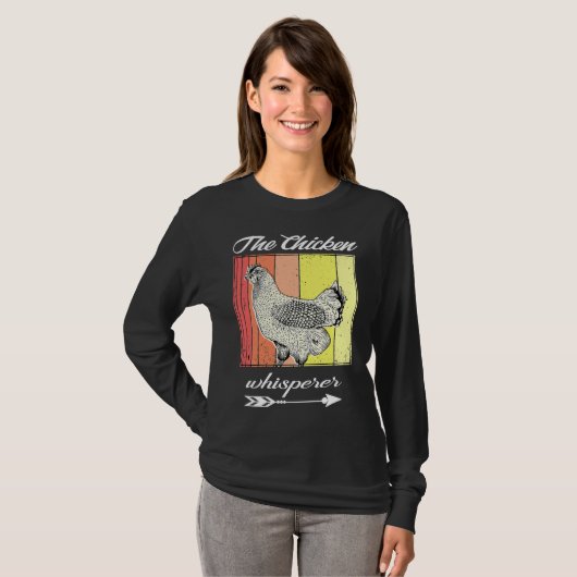 Chicken Whisperer Distressed Poultry Tシャツ (正面フル)