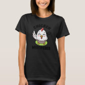 Chicken Whisperer I talk to Chicken Farmer Hens Cu Tシャツ (正面)