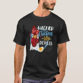 Chicken  Wicked Chickens Lay Deviled Eggs Tシャツ (正面)