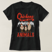 Chicken Wing Chicken Wing Hot Dog and Bologna  Tシャツ (デザイン正面)