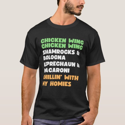 Chicken Wing Chicken Wing Song Hot Dog Bologna St  Tシャツ (正面)