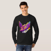 Chicken Wings Synthwave 80s Retrowave Aesthetic Tシャツ (正面フル)