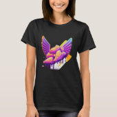 Chicken Wings Synthwave 80s Retrowave Aesthetic Tシャツ (正面)