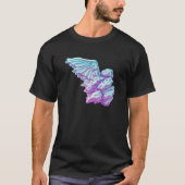Chicken Wings with Dreamy Vaporwave Aesthetics Tシャツ (正面)