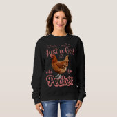 Chicken Womens J スウェットシャツ (正面フル)