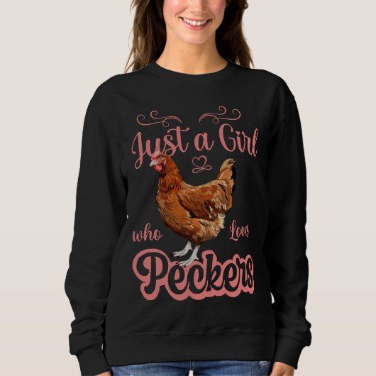 Chicken Womens J スウェットシャツ (正面)