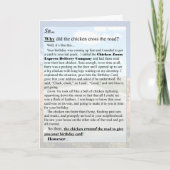 Chicken Zoom Birthday Card Delivery Company カード (正面)