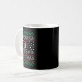 Chickenleighクリスマスのクリスマスおもしろいママ コーヒーマグカップ (正面左)