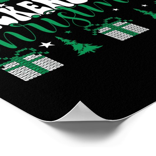 Chickenleighクリスマスティークリスマスマッチングファミ ポスター (角)