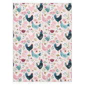 Chickens Cottagecore  テーブルクロス (正面)