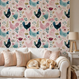 Chickens Cottagecore 壁紙