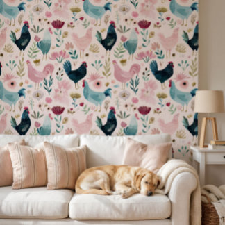 Chickens Cottagecore 壁紙