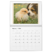 Chickens Wall Calendar Modern Norman Rockwell カレンダー (2月 2026)