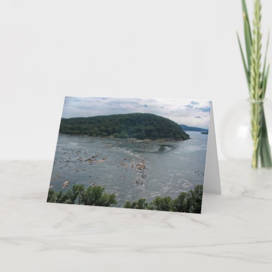 Chickiesの石からのSusquehanna川 カード (正面)