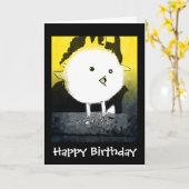 Chickletのバースデー・カード カード (黄色い花)