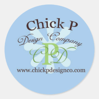 ChickPデザインCoステッカー3 ラウンドシール