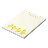 Chicks 5.5インチx 6インチメモ帳 – 40ページ ノートパッド (回転)