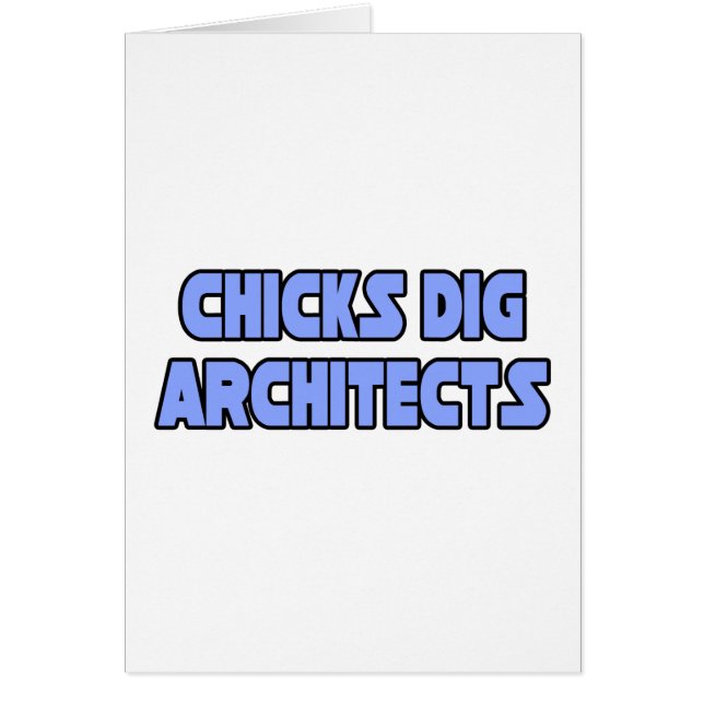 Chicks Dig Architects (正面)